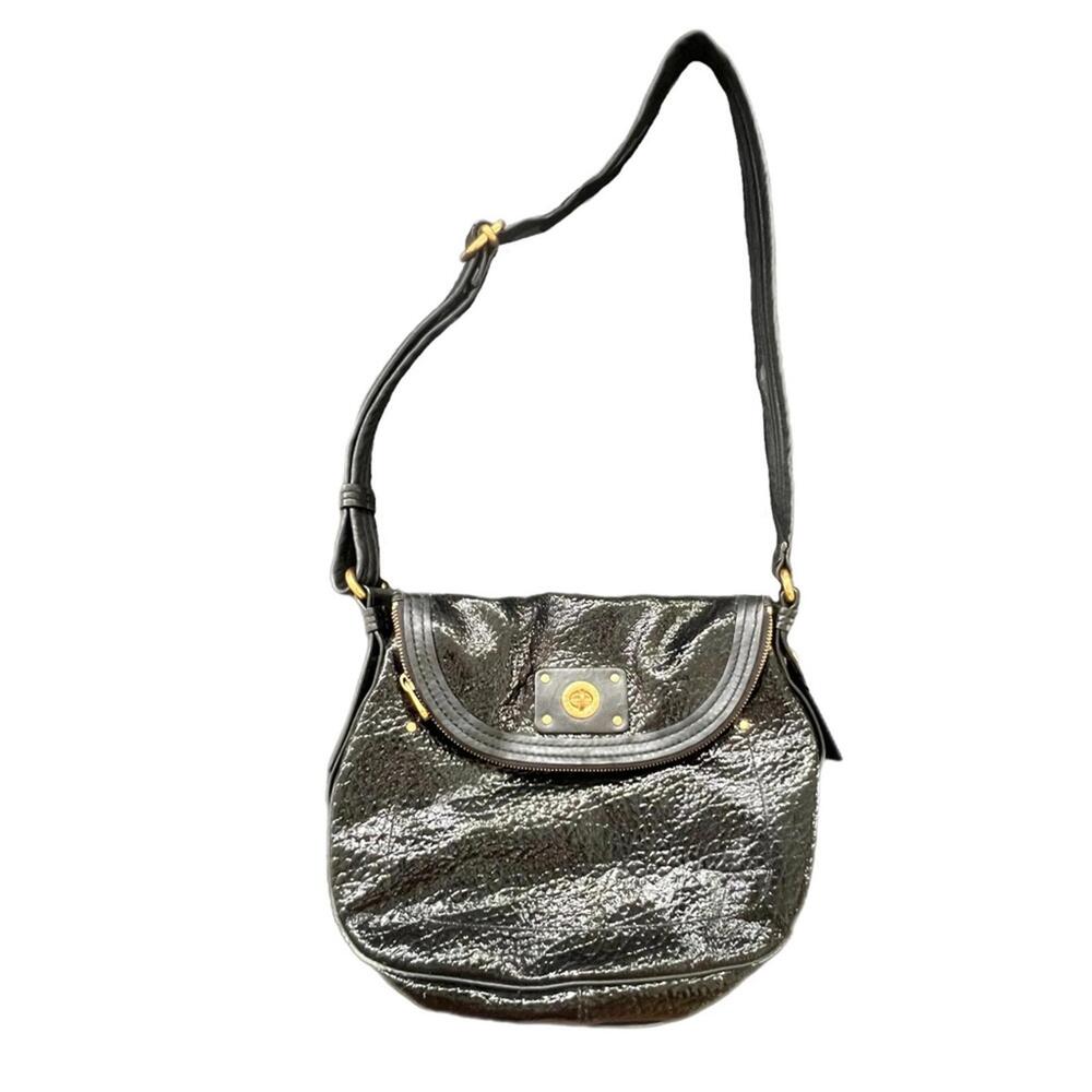 Marc By Marc Jacobs Natasha Reptilian Textured Leather Crossbody/‎ Shoulder Bag